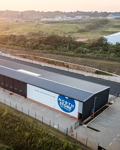 Aerial view of North Store's state-of-the-art storage facility in KZN